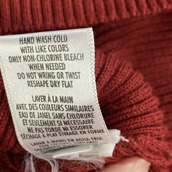 Casual Corner Annex Sweater Twin Set Womens PM Red Maroon VTG 2-Pc Knitwear - Picture 7 of 16